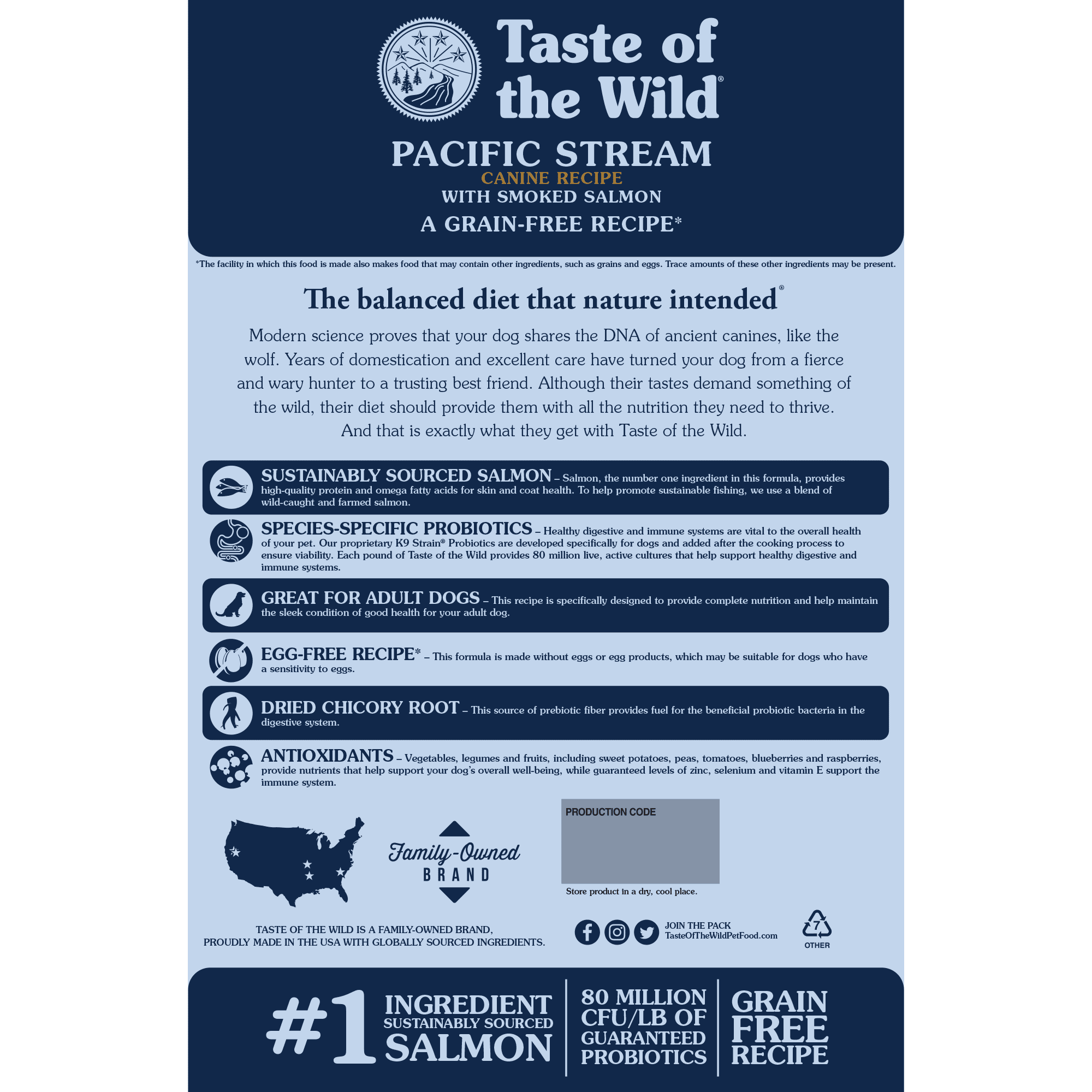 Taste of the Wild Adult Dry Dog Food Pacific Stream with Smoked Salmon - Image 2