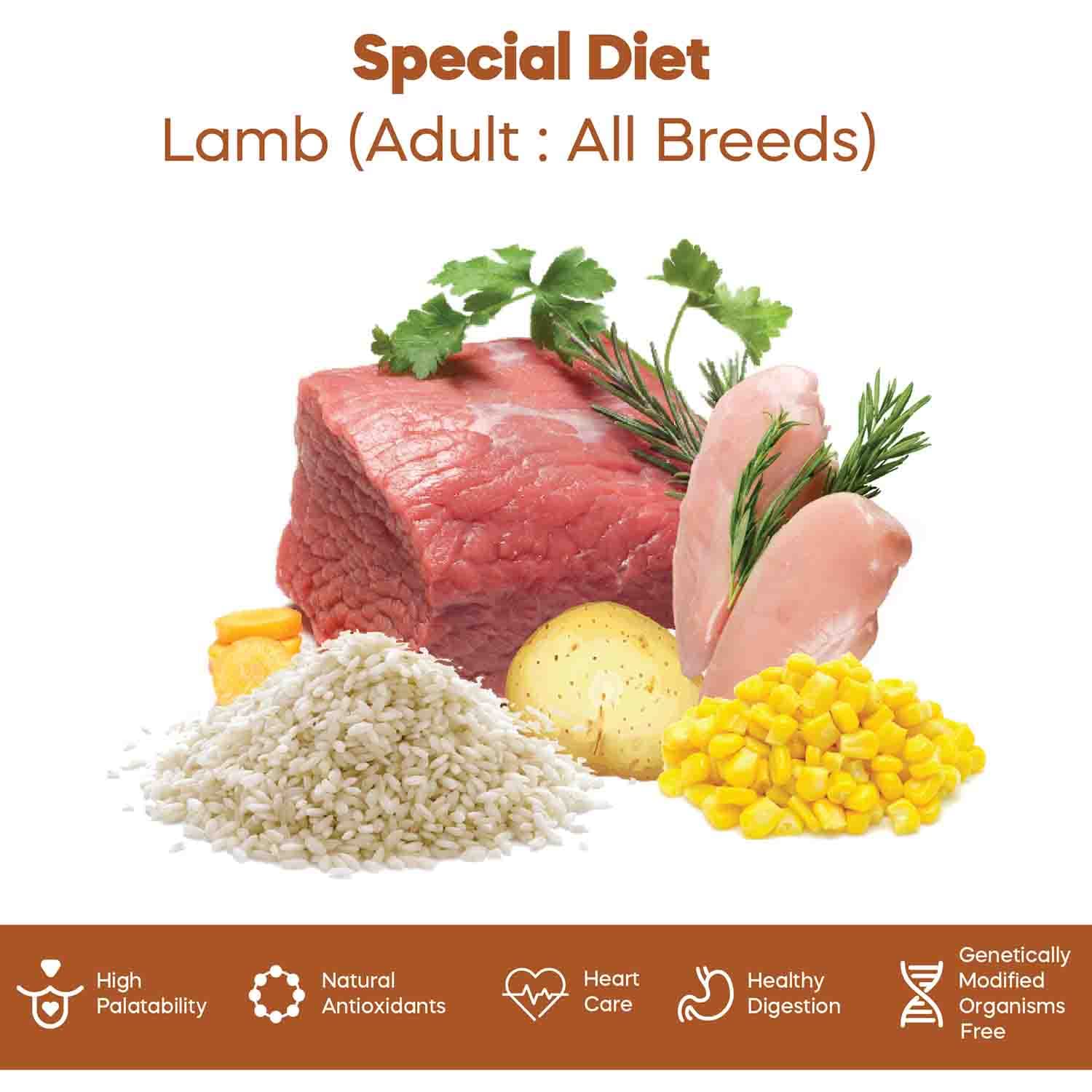 Dibaq Natural Moments Lamb Dry Food for All Breed Adult Dogs - Image 2