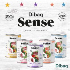 Alternative view of Dibaq Sense Grain Free Salmon with Carrots & Apples Hypoallergenic Adult Wet Dog Food 380g