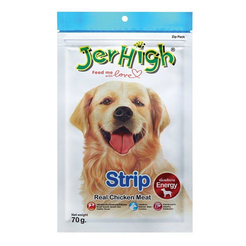JerHigh Strip Dog Treats 70 gm