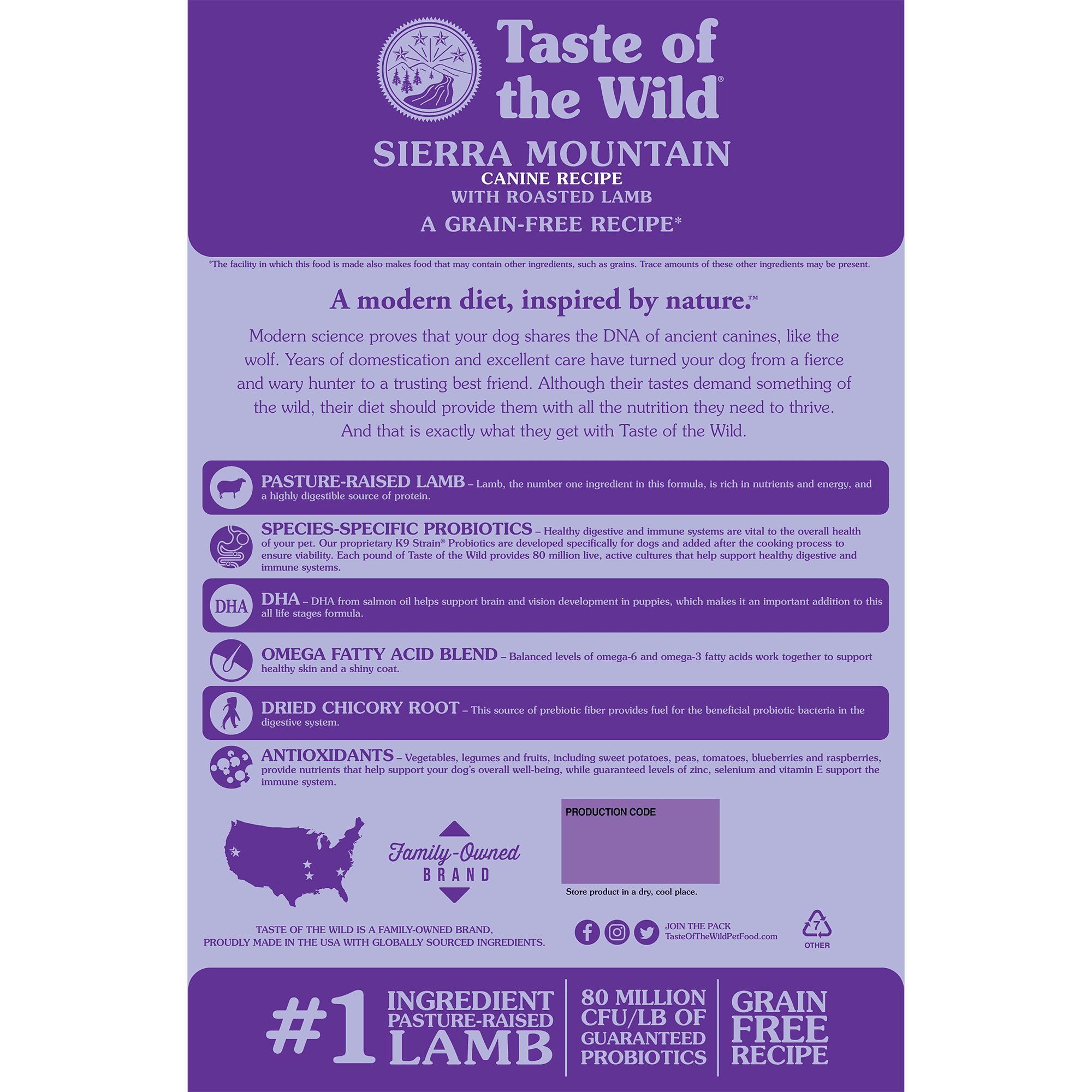 taste of the wild sierra mountain