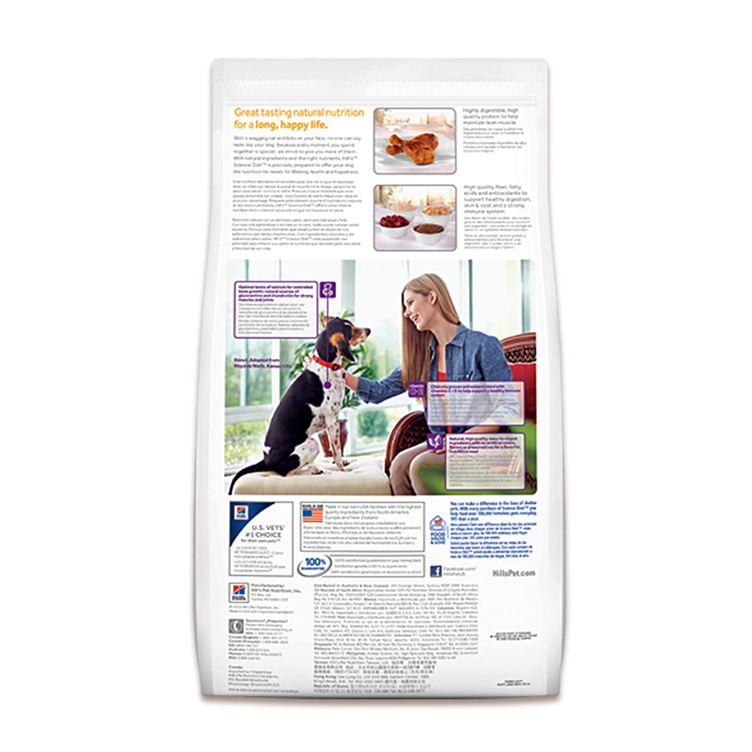 Hill's Science Diet Puppy Large Breed Chicken Meal & Oats Recipe Dry Puppy Food - Image 4