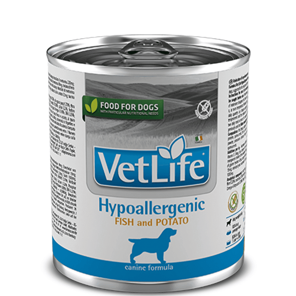 Farmina Vet Life Hypoallergenic Fish & Potato Wet Dog Food 300 gms x 6