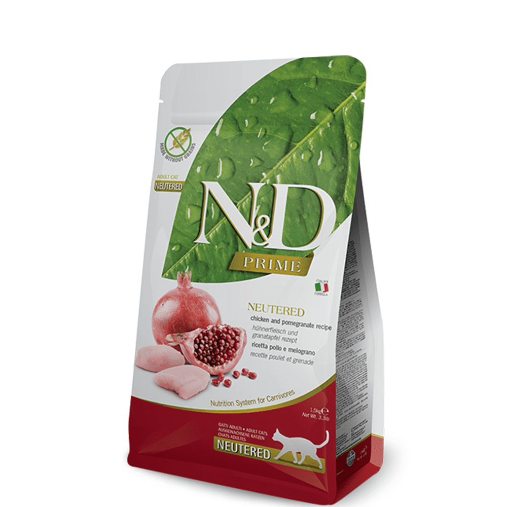farmina n&D nuetered cat food