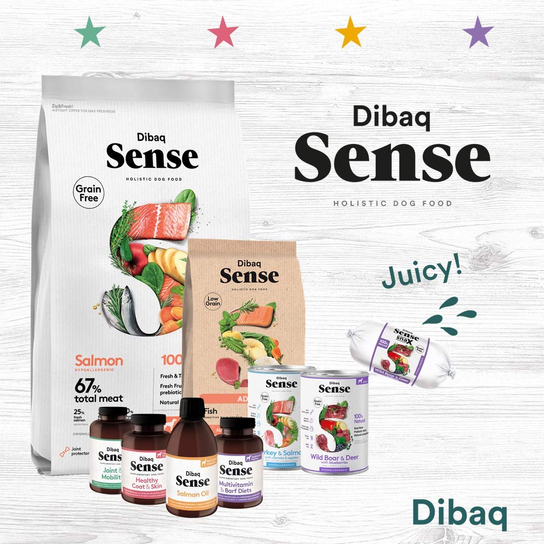 DIBAQ Sense Turkey & Salmon Grain Free Hypoallergenic All Breeds Puppy Food - Image 4