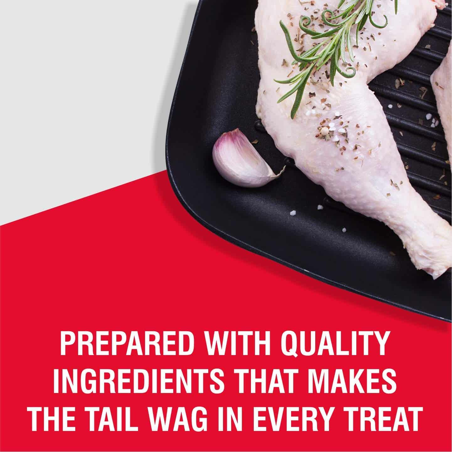 Purepet Chicken Flavour Real Chicken Biscuit Dog Treats 905 gms - Image 5