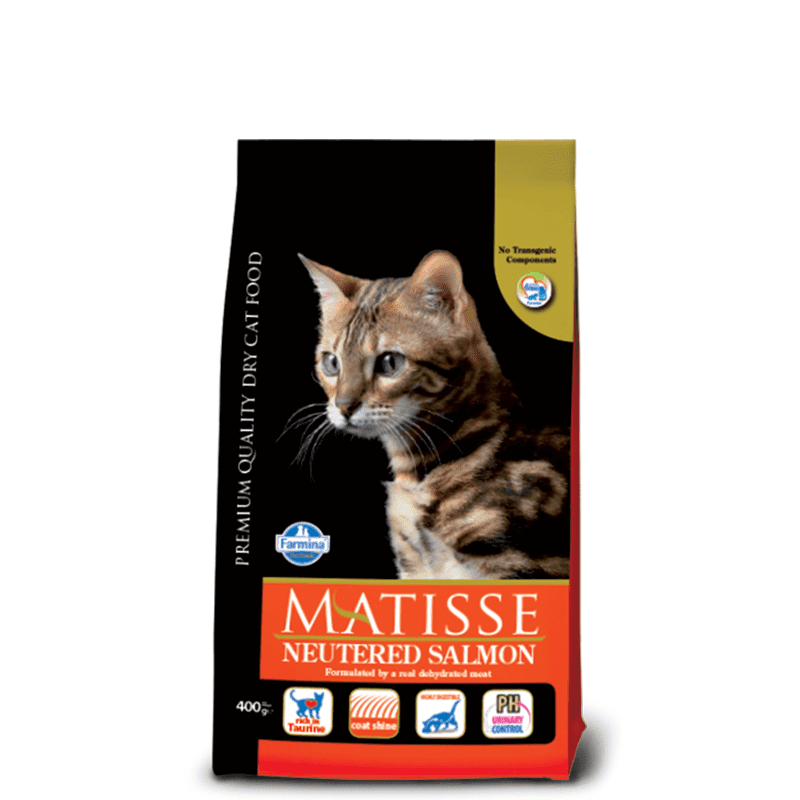 Farmina Matisse Premium Dry Cat Food for Neutered Cats - Salmon 10 Kg