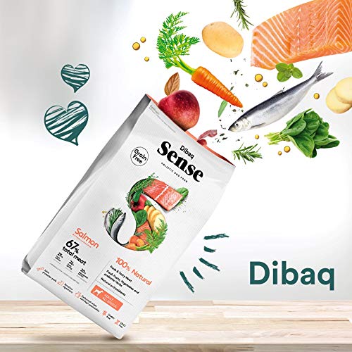 Dibaq Sense Grain Free Salmon Hypoallergenic Adult All Breeds Dog Food - Image 3