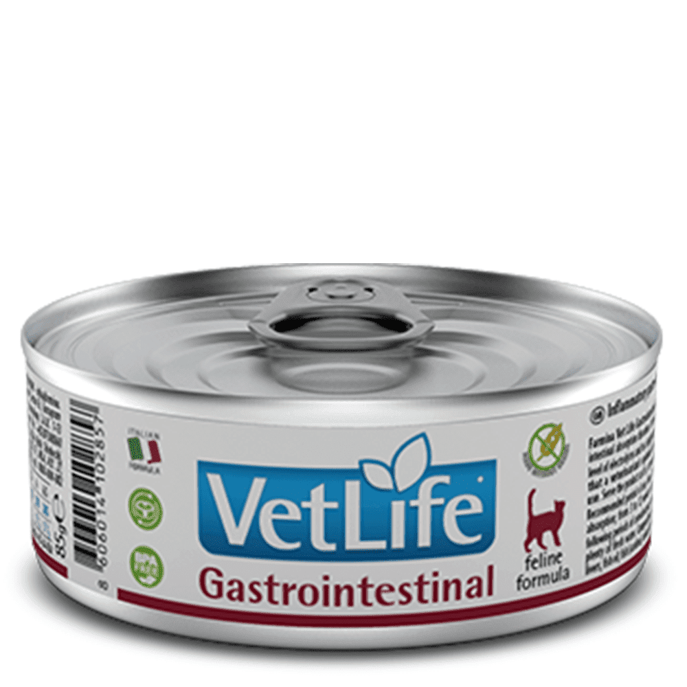 Farmina Vet Life Gastro Feline Formula Wet Cat Food 85 gms x 12 cans