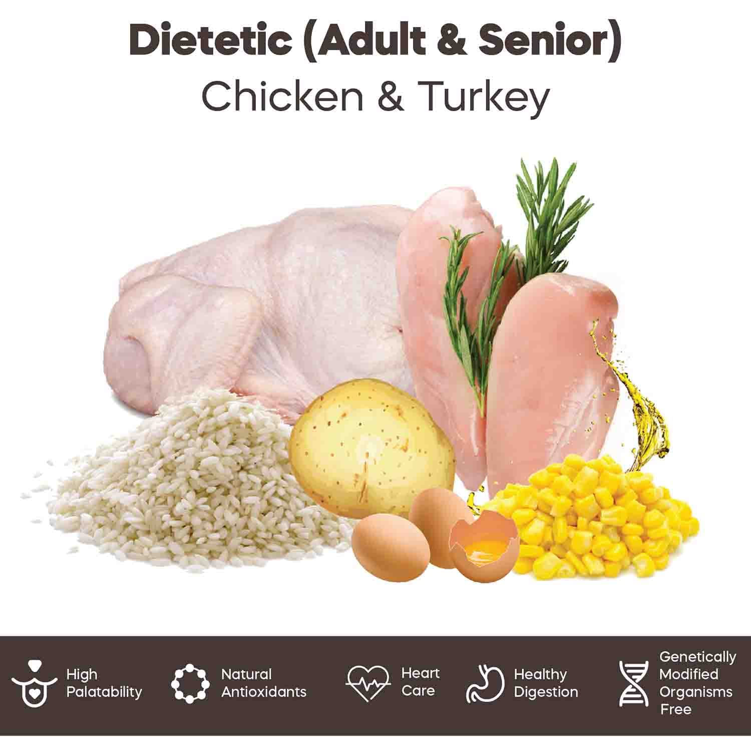 Dibaq Natural Moments Dietetic Complete Dry Food for Overweight Adult Dogs 15kg - Image 4