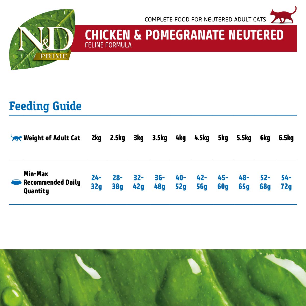 Farmina N&D Prime Chicken & Pomegranate Neutered Adult Grain Free Dry Cat Food - Image 6