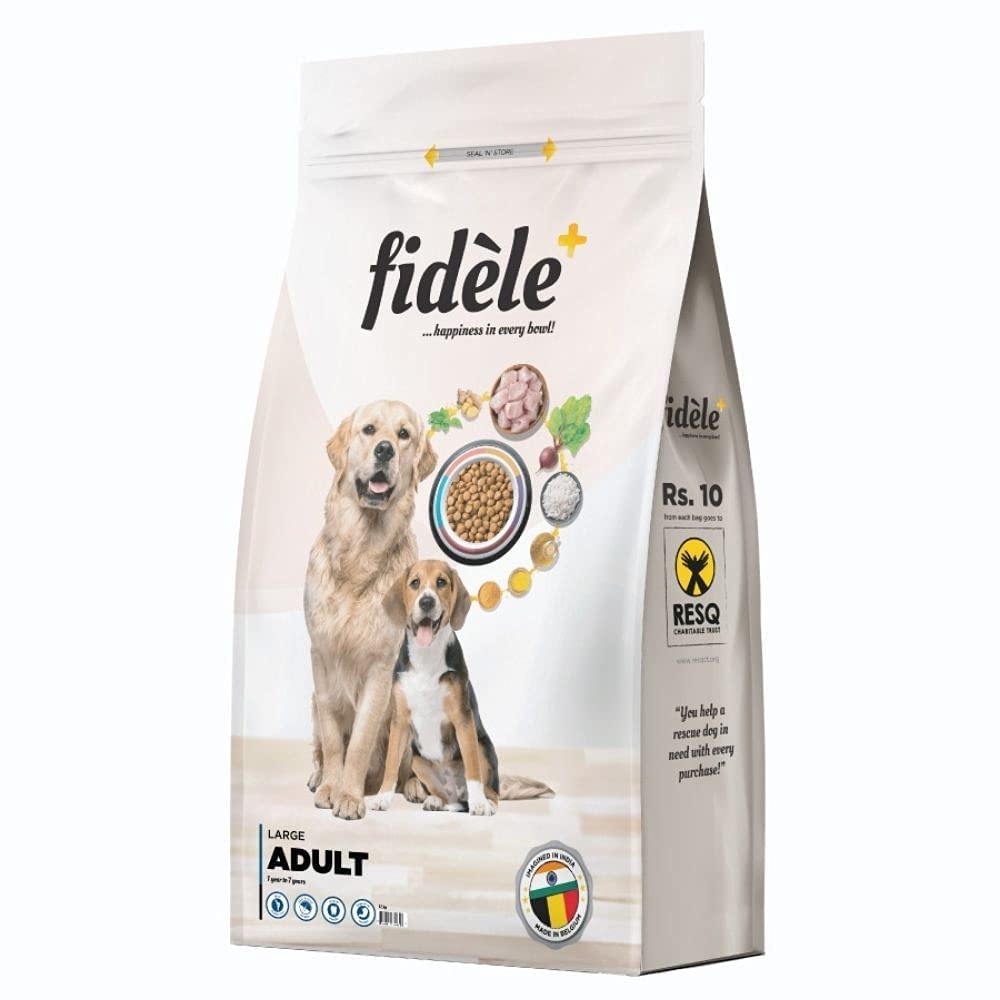 Fidele Adult Large Breed Dry Dog Food Chicken with Natural Ingredients | No Soy | No Wheat | - Image 6